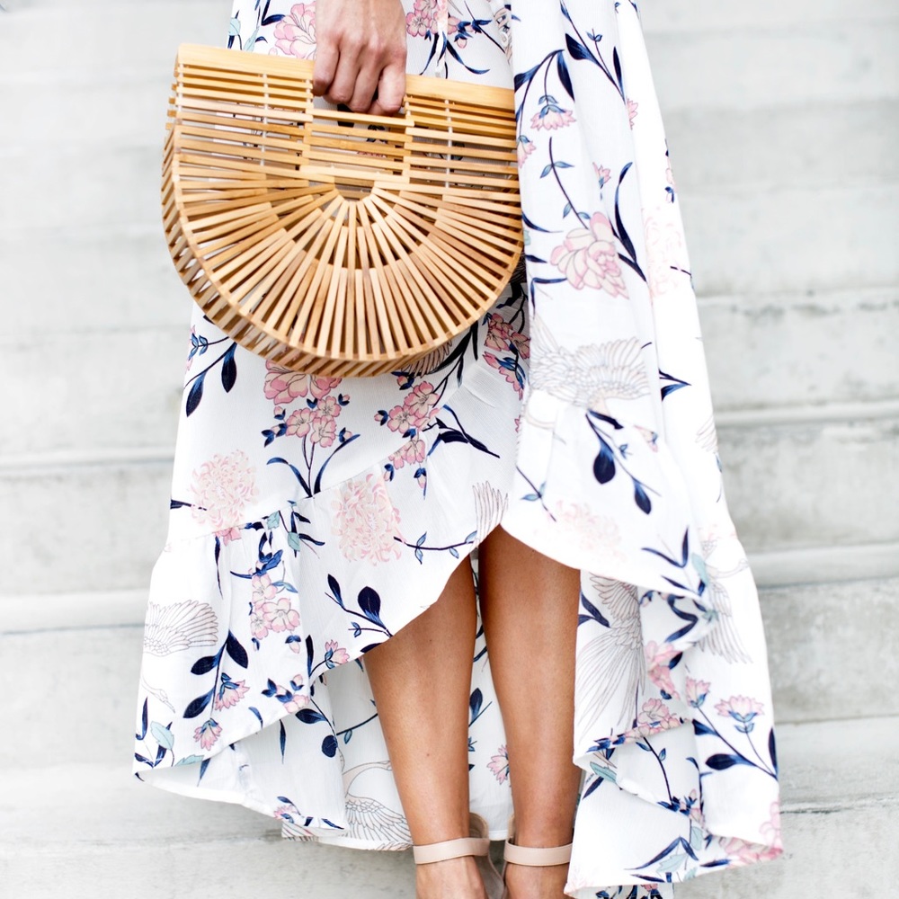 Off The Shoulders Floral Summer Boho Dress - Picture 4 of 8